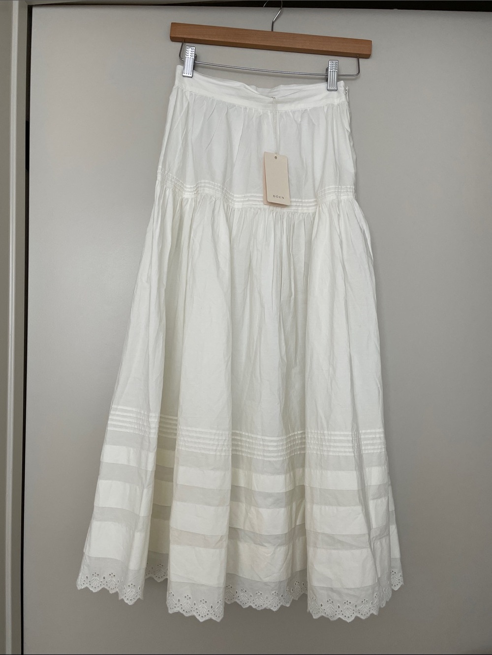 dôen sebastiane skirt powder xxs